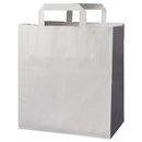 Sacs papier kraft blanc